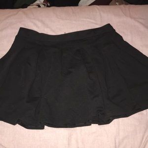 Black circle skirt
